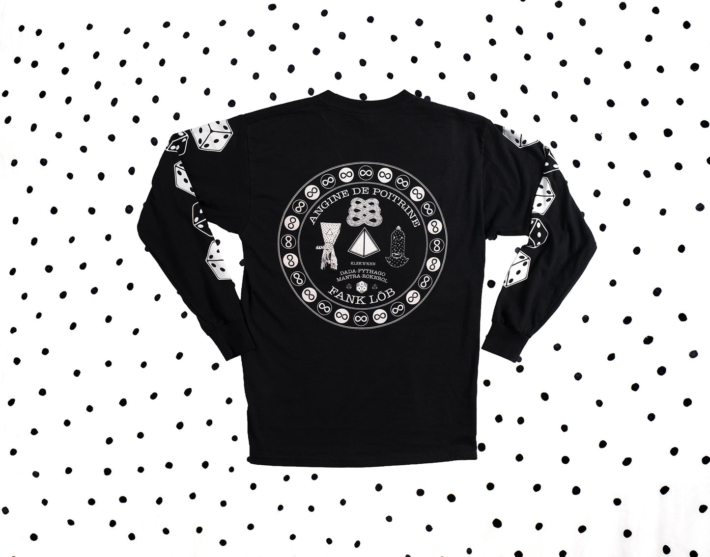 Angine de Poitrine – Black Long Sleeve T-Shirt, Fank Lob