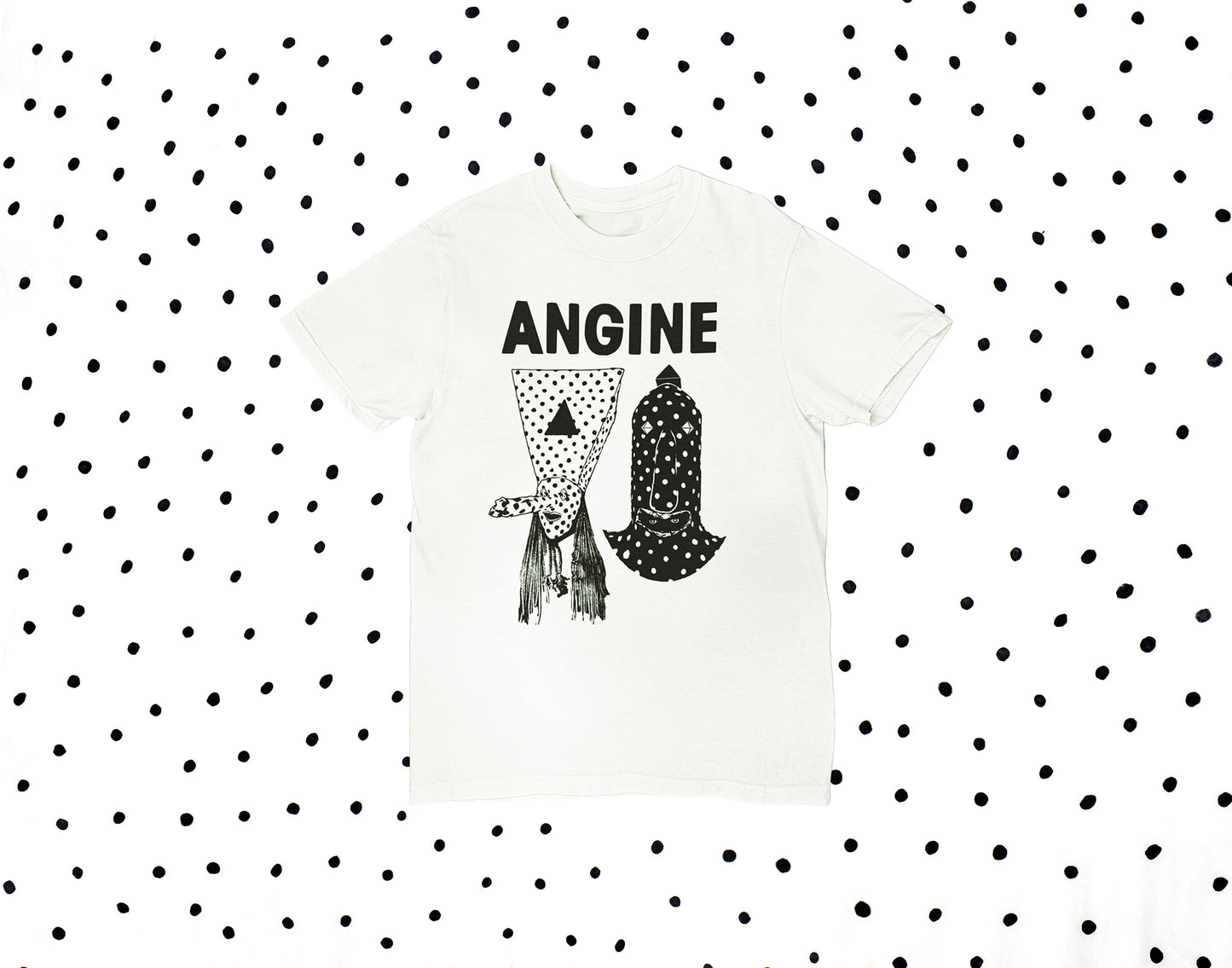 Angine de Poitrine – T-Shirt Blanc Khn & Klek