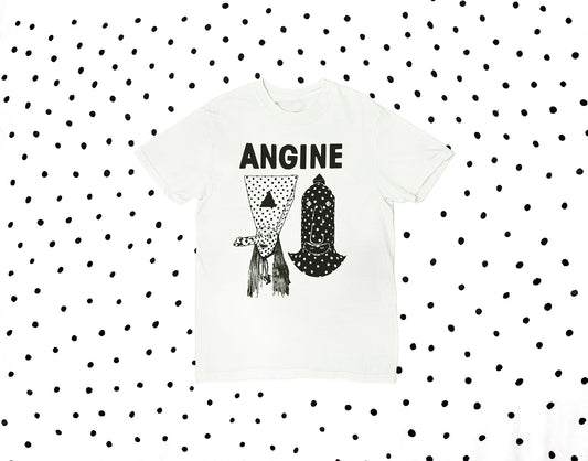 Angine de Poitrine – T-Shirt Blanc Khn & Klek